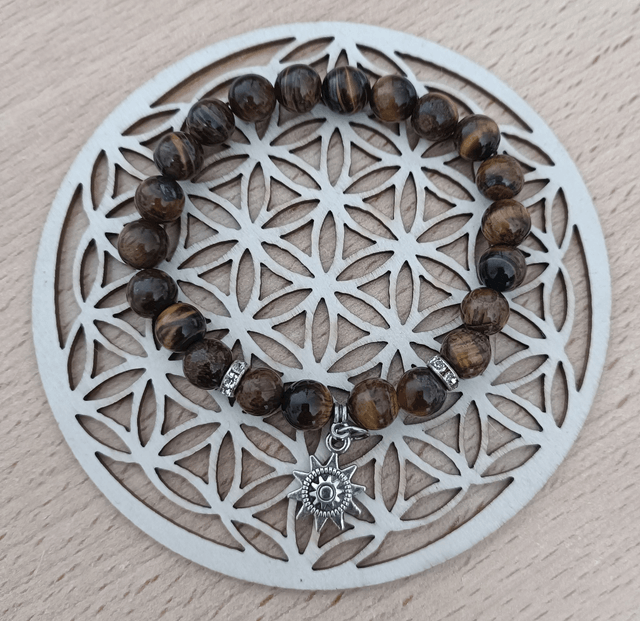 Bracelet Oeil de Tigre Brun
