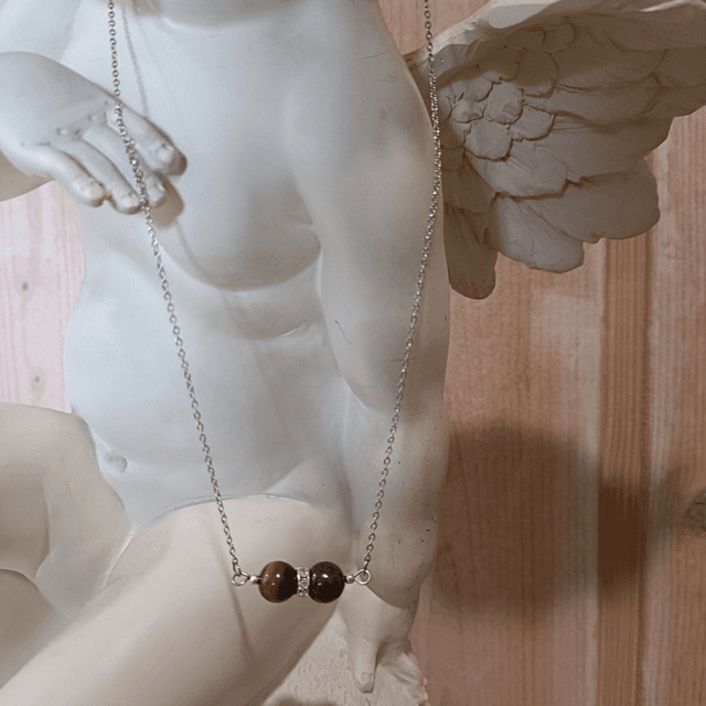 Collier chaine Œil de tigre